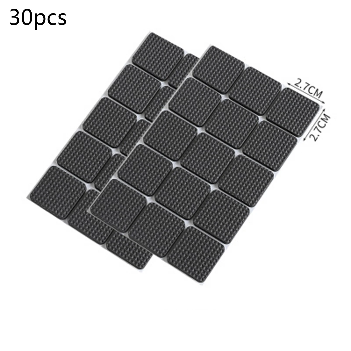 Tafelpoot Mat Protector Rubberen Pads Peeling Sticker Antislip Stoelpoot Sofa Tafel Voeten Mat Rond/Vierkant 2-48 Stuks: Geborsteld Goud