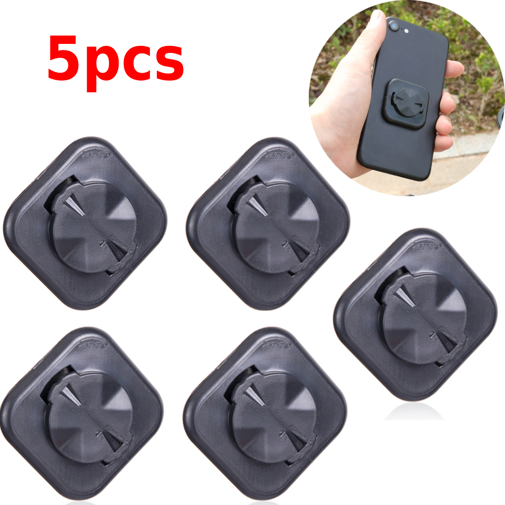 Fiets Telefoon Mount Sticker Mtb Fietsen Telefoon Houder Ondersteuning Stand Rijden Sterke Lijm Terug Knop Plakken Adapter Voor Garmin: Paars