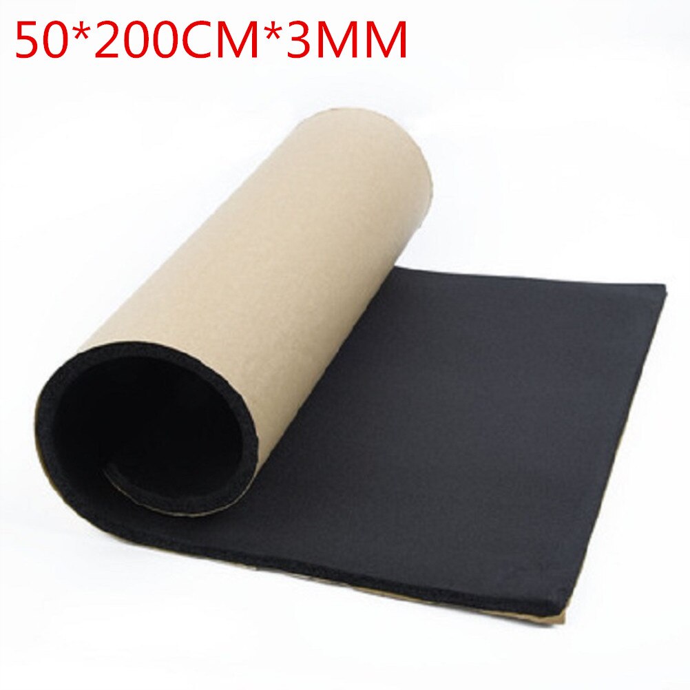 Almohadilla aislante Universal para coche, 5/8/10mm, aislamiento fonoabsorbente de sonido y calor para interior, alfombrilla de amortiguación insonorizada, espuma de celda cerrada: Naranja