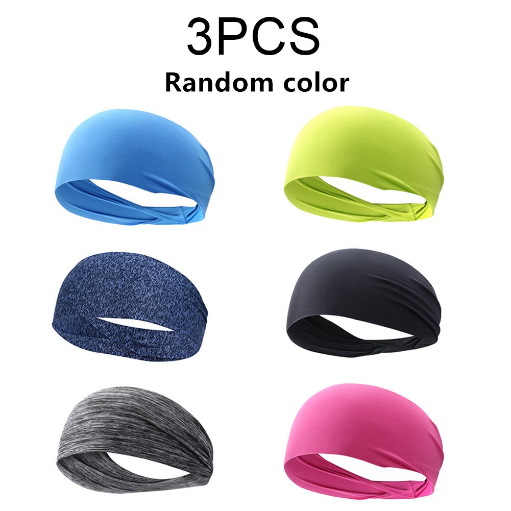 Unisex Elastische Yoga Hoofdband Sport Zweetband Fitness Bandage Running Haarband Absorberen Zweet Haarband Accessoires