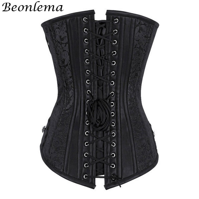 Beonlema – ensemble robe Corset Steampunk rouge, Sexy, bustier gothique noir, jupe Tutu pour adultes, vêtements burlesques Punk