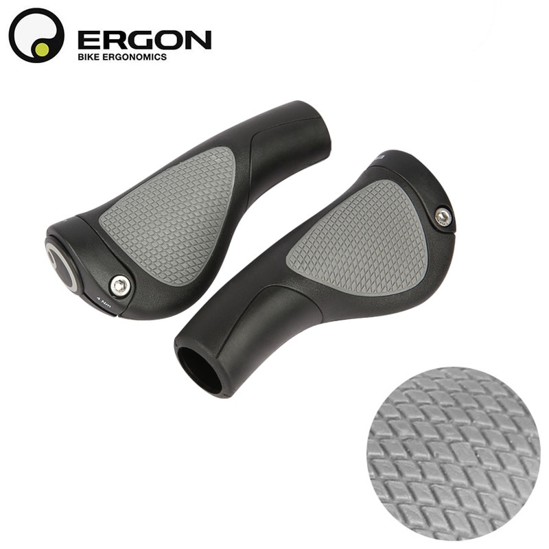 Ergon Bicycle Handlebar Grips GP1 GP3 MTB Road Bike Bar End Mount Clamp Handle Grip Ergonomics Rubber Cycling Parts Lock Grips