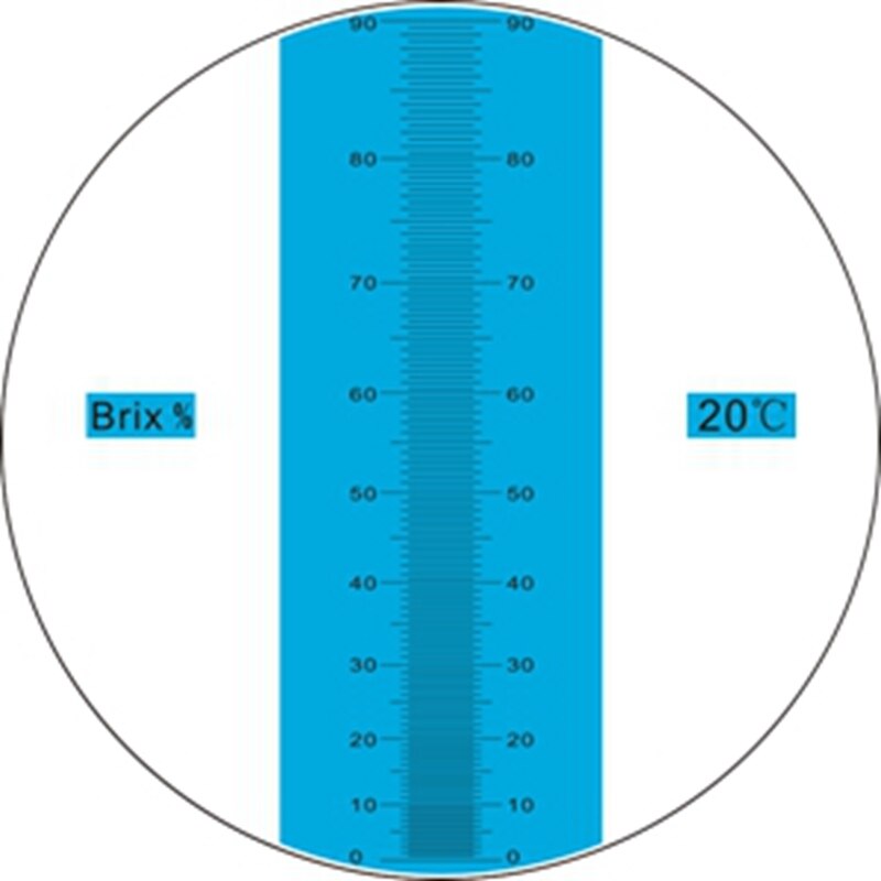 Draagbare Honing Refractometer Hoge Concentratie 58% ~ 90% Brix 38 ~ 43 Worden 12-27% Water Bijen Suiker Eten ATC Bijenteelt Analyzer