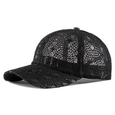 Xdanqinx Verstelbare Size Vrouwen Hollow Ademend Baseball Caps Mesh Cap Zomer Ventilatie Kant Vrouwelijke Hoed Merken Cap