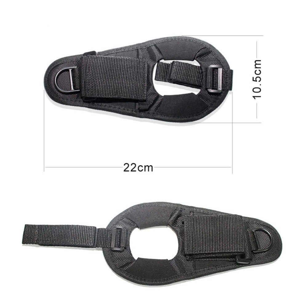Udendørs undervands scuba buceo dyk led lommelygte holder blød sort hånd arm mount håndledsrem handske praktisk