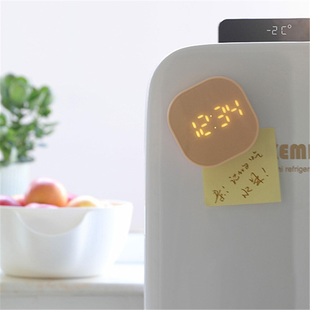 Digital Alarm Clock USB Charging Multifunctional Clock with Countdown Temperature Home Portable Mini Desktop Hangable Clock