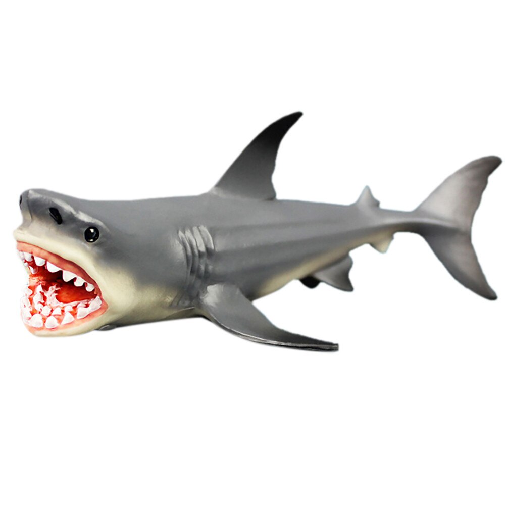 Megalodon förhistorisk haj hav utbildning djurfigur modell för barn unisex barn julleksak navidad