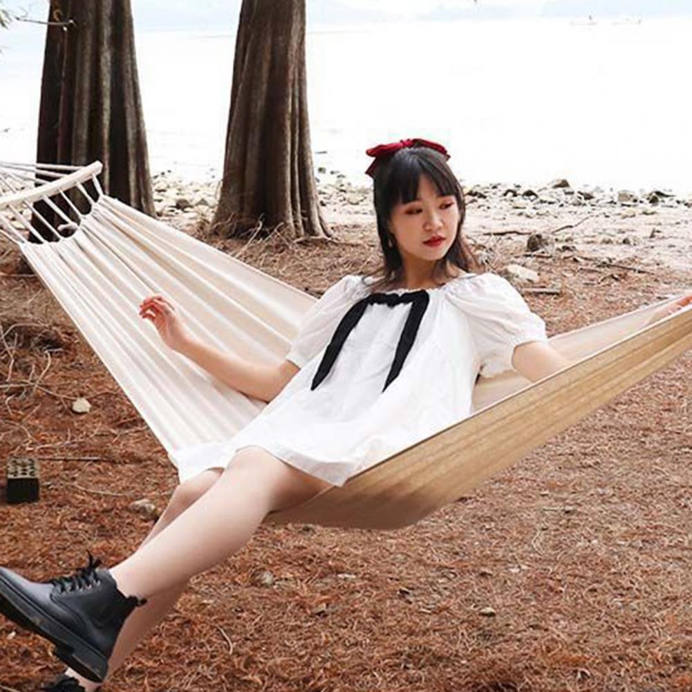 Outdoor Hammock Eco-friendly Lightweight Camping Hammock Sturdy Rope Outdoor Hammock for Backyard Camping Hammock