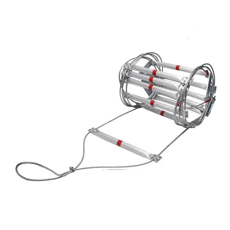 Training Ladder Rope 10m Aluminum Alloy Soft Ladder Training Rope Fire ... – Grandado