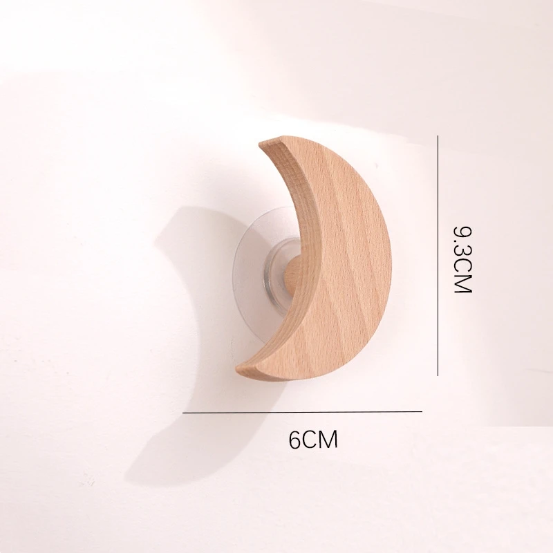 1pcs Animal Wooden Hooks Cute Room Decor Hook Wall Keychain Coat Hook Home Door Wood Hook Hanger Kitchen Accessories Gadget