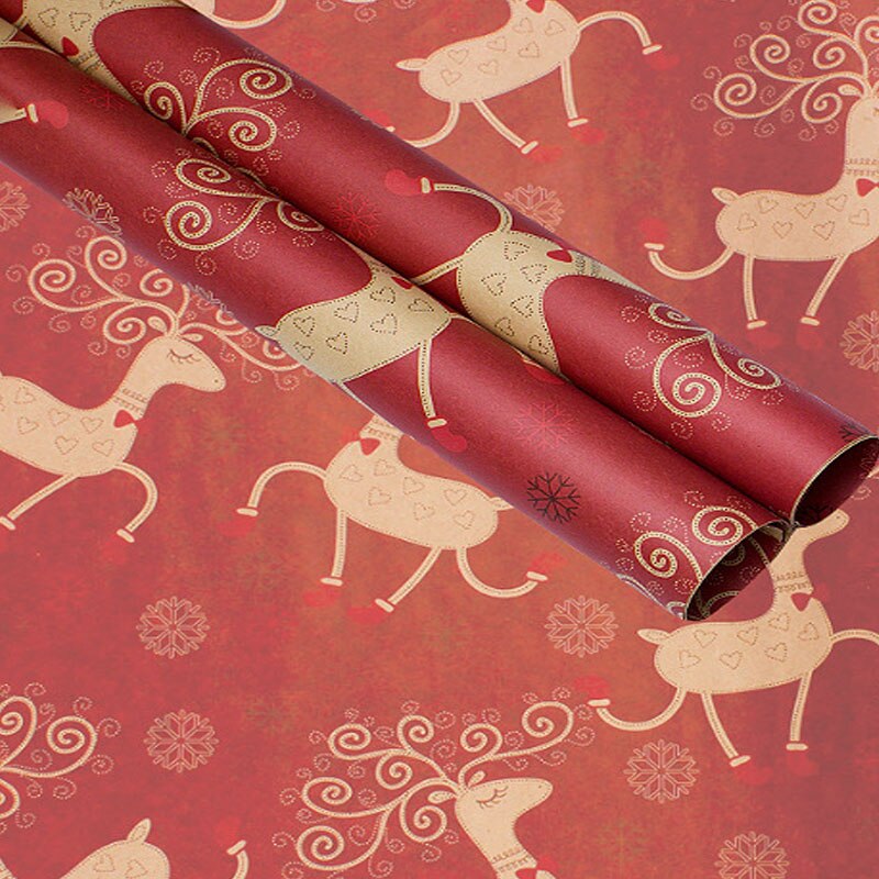 25 pçs/lote Inglês Letras de Papel de Embrulho Papel De Embrulho De Natal Rolo de Papel Ofício DIY Buquê de Presente de Aniversário de Casamento Suprimentos