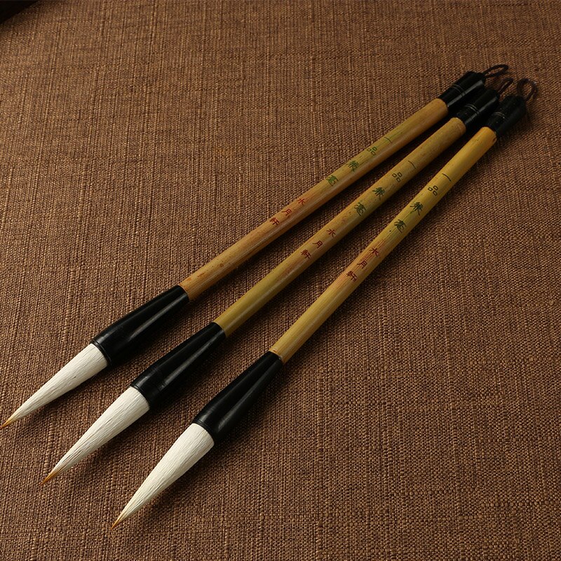 Chinese Calligraphy Pen Multiple Hair Chinese Painting Calligraphy Brushes Huzhou Ou Style Regular Script Brush PenTinta China