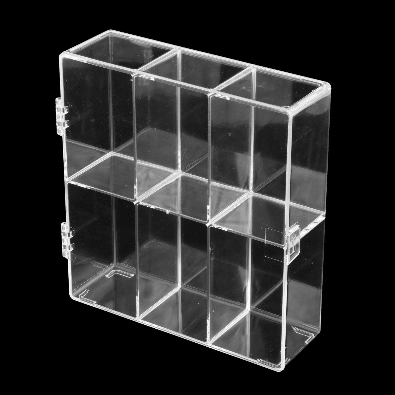 Acrylic Display Rack 6 Shelves Multi-Layer Protection Storage Box for