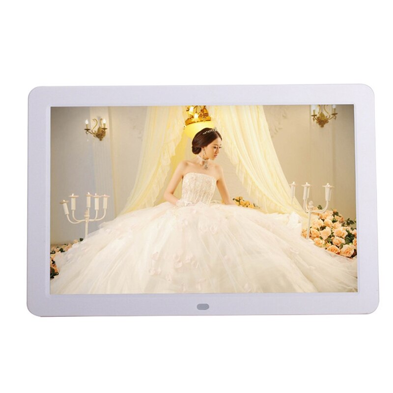 Digitale Fotolijst 12 Inch Hd 1280X800 Music Video Player Klok