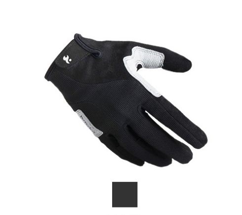 Boodun neue Berufs Klettern Handschuh Tragen Beständig Pu Voll Finger Wand Abwehr Handschuhe Anti Slip für Mountaineer: Black / M
