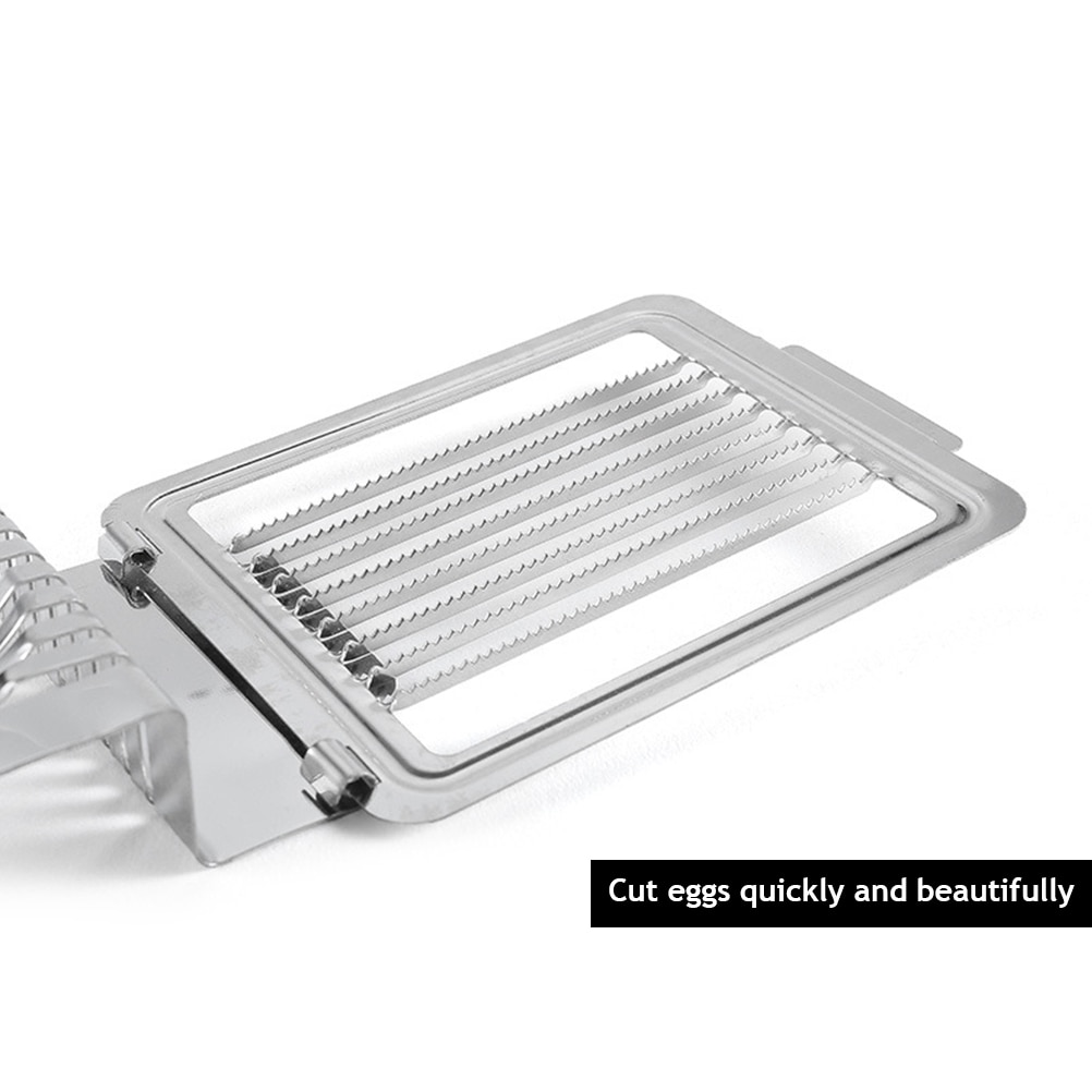 2 In 1 Stainless Steel Egg Slicer Eggs Cutting Slices Wire Egg Cheeses Chopper Cutter Tool For Slicing Strawberry Cheese Kiwi