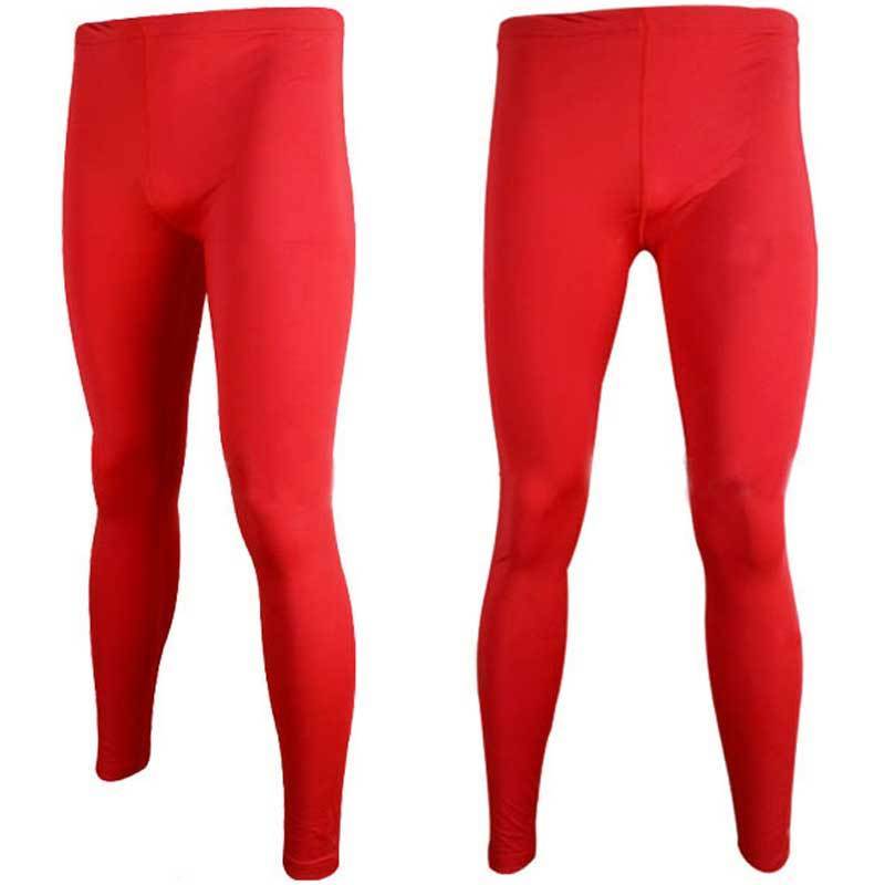 Mens Sport Voetbal Onder Base Compressie Zweet Lange Broek Panty M-XL