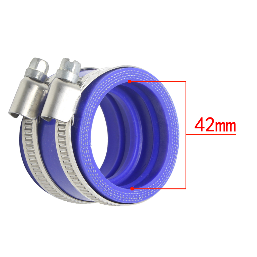 Adaptador de goma para carburador de motocicleta, 35mm, 40mm, 42mm, 45mm, tubo de entrada, accesorios de motocicleta para PWK KEIHIN OKO KOSO: Oro