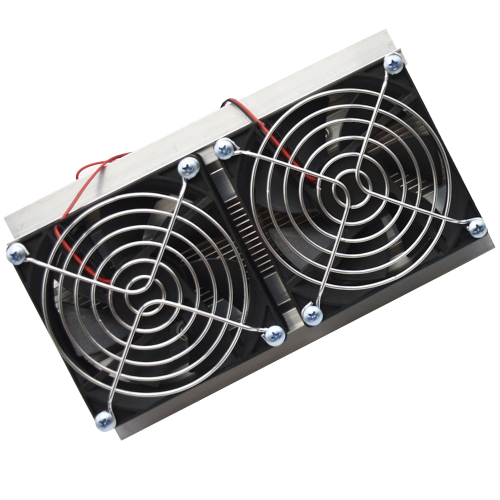 Thermo-elektrische Peltier Koeling Cooling System Kit Halfgeleider Koeler Grote Radiator Koud Geleiding Module Dubbele Fans