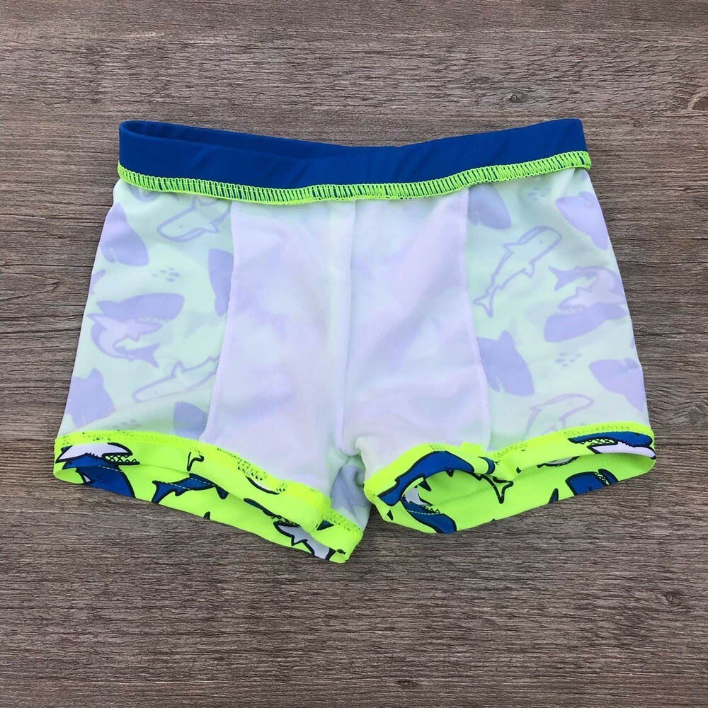 Grappig Printing Kid Kinderen Jongens Bodems Cartton Print Stretch Strand Korte Outdoor Snel Droog Badmode Shorts Плавки Детские