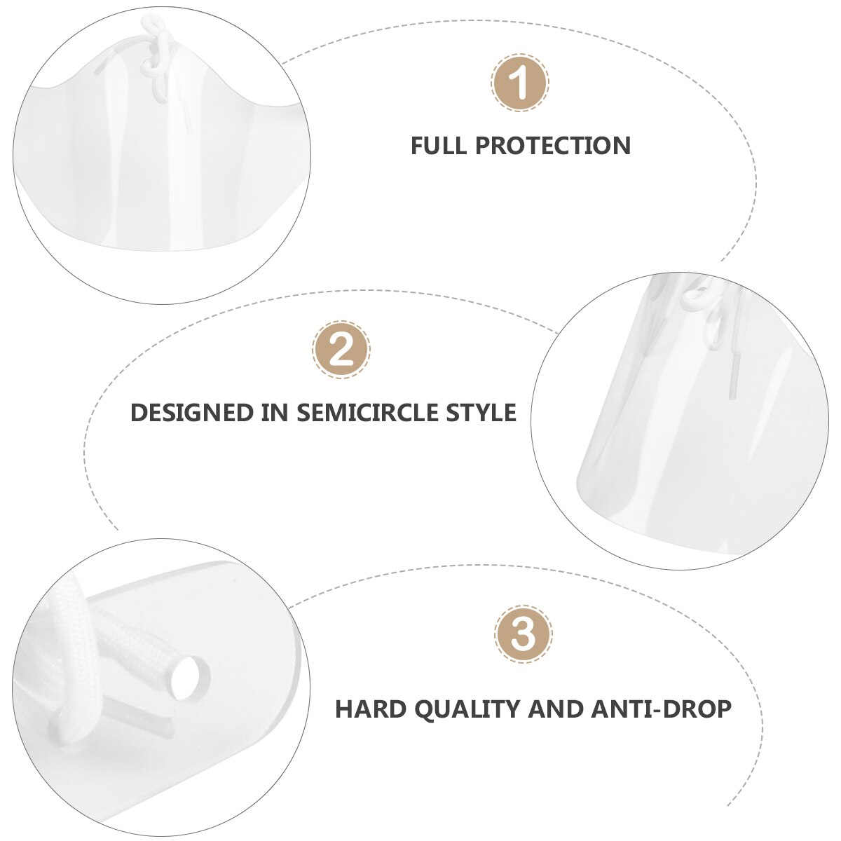 1Pc Hockey Protective Gear Clear Protection Equipment Hockey Goalie Neck Guard for Men Adults