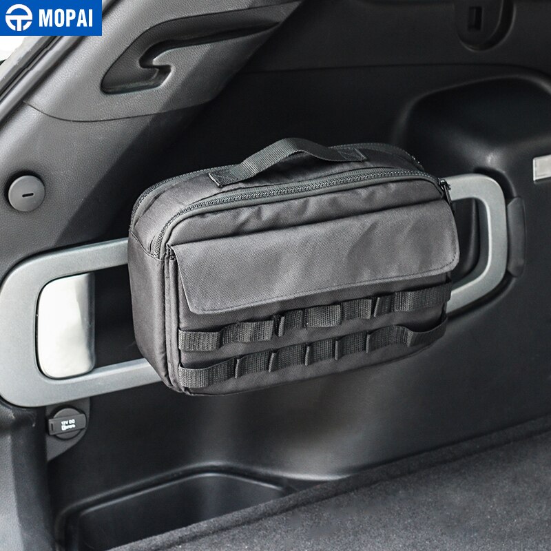 Accesorios para coches MOPAI, Kit de herramientas para el hogar, para viaje, deportes al aire libre, para acampar, bolsas de almacenamiento para Jeep Wrangler/Cherokee Series, estilismo para el coche