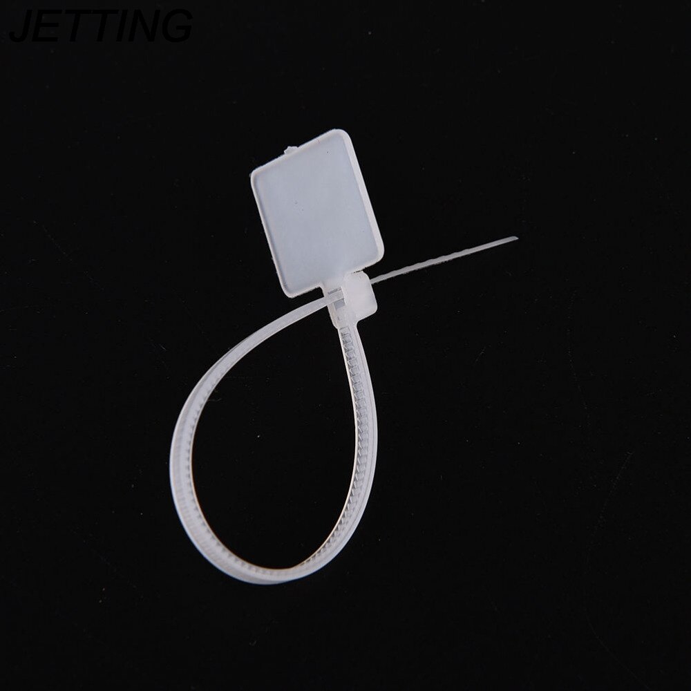 100 stuks zelfborgende nylon kabelbinders met 11cm lengtes, label, netwerkversiering, wikkellus, draadbanden voor handwerk