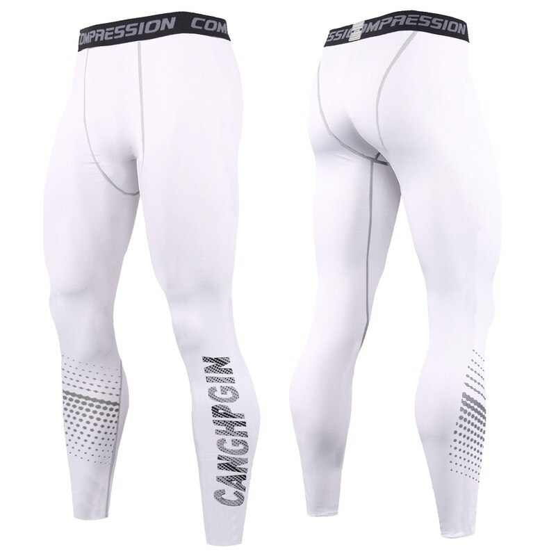 Compression Pants Men's Gym Tights Running Training Trousers Quick Dry Workout Sport Leggings