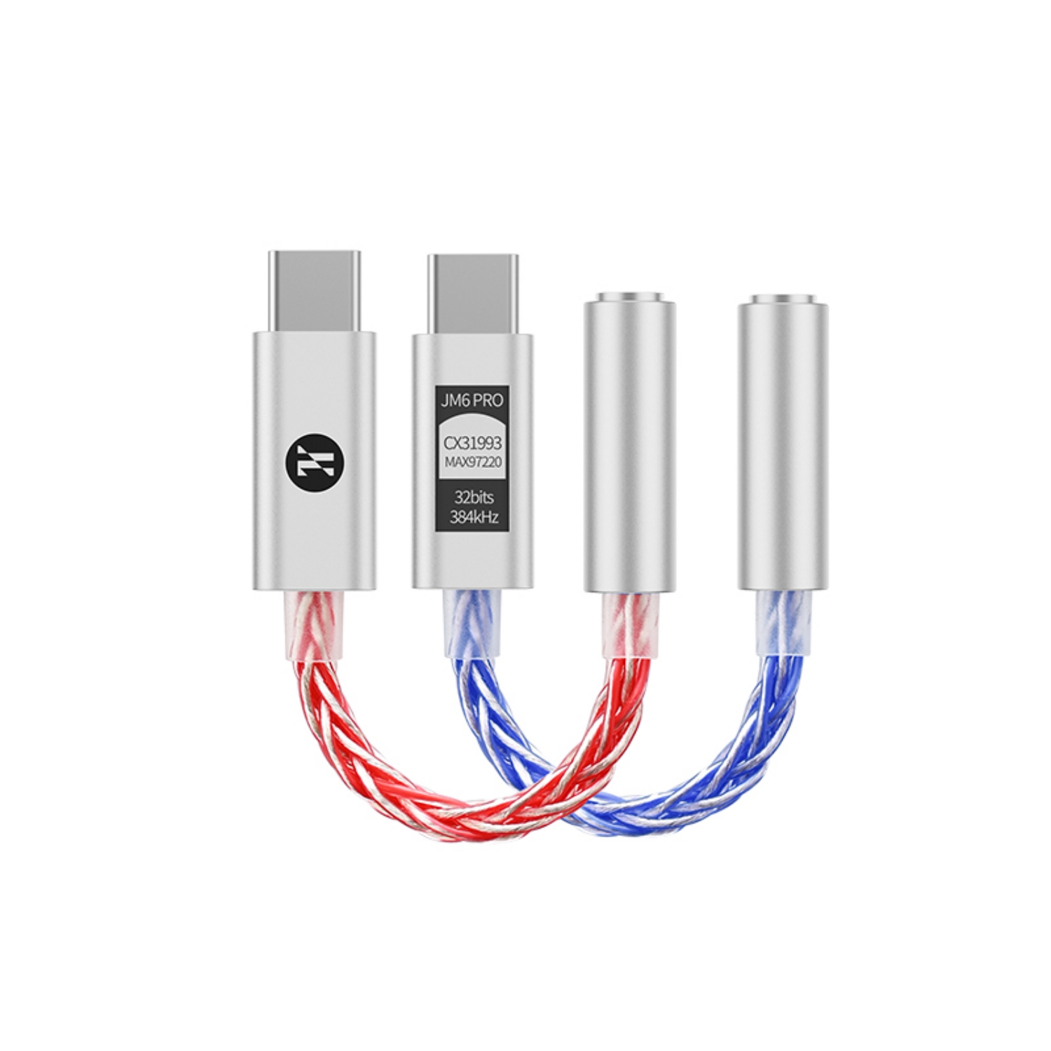 JCALLY-Radiateur audio numérique portable, JM6 Pro, Type-C à 3.5mm, Adaptateur pour casque mobile, Radiateur HiFi, Convient pour les touristes, CX31993, Prévention 97220
