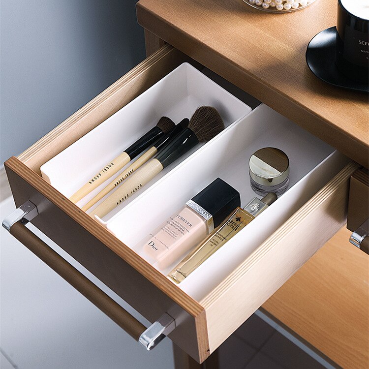 Dividers for Drawers Kitchen Order Partition Cutlery Cabinet Plastic Furniture Container Desktop Storage System Organizer Chest