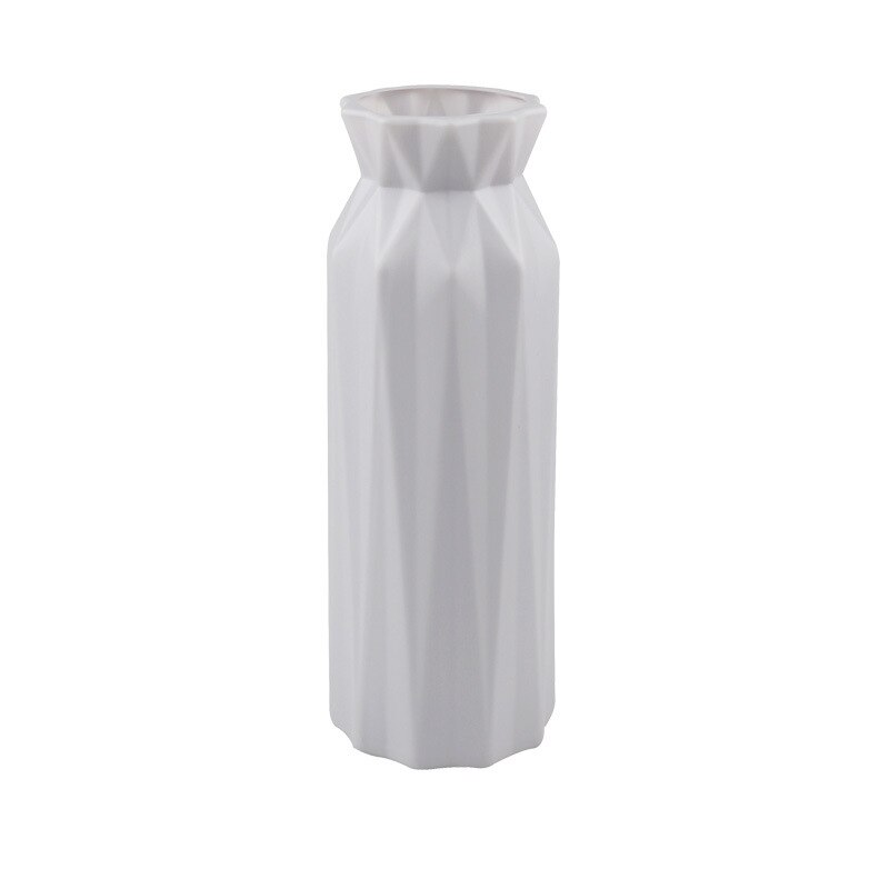 Jarrón de cerámica de imitación para decoración nórdica, cesta de flores de plástico para Decoración: 05