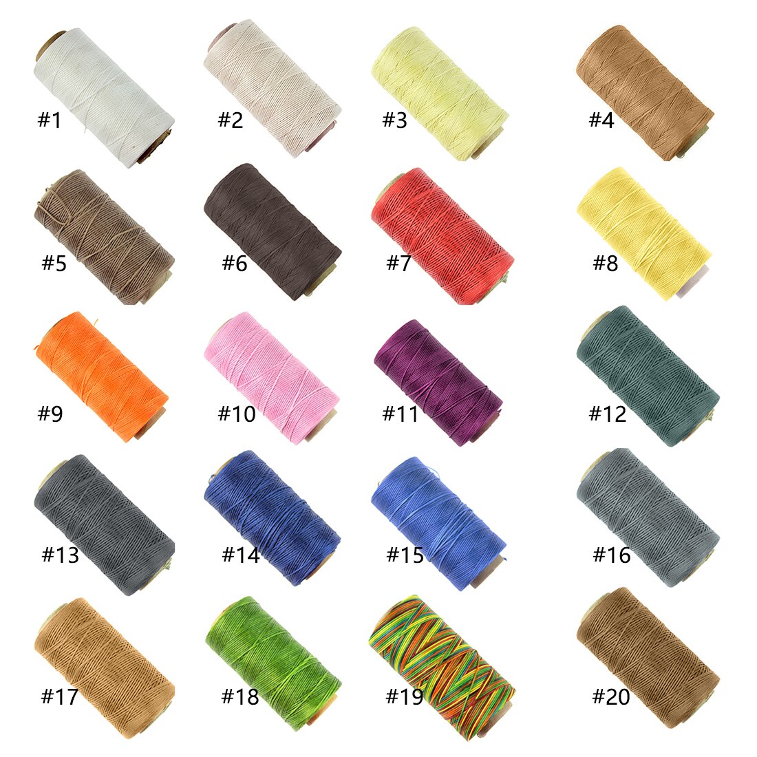 Durable 150D Leather Waxed Thread Cord for DIY Handicraft Tool Hand Stitching Thread Sewing Accessories