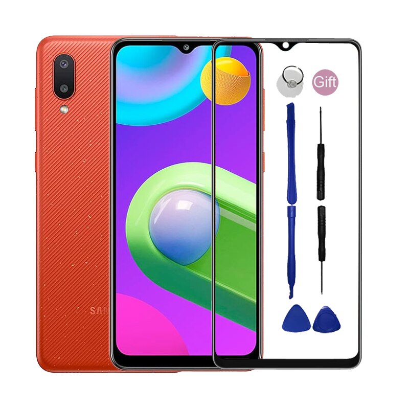 Voor Samsung Galaxy A02 M02 Voorpaneel Voor Samsung Galaxy Een 02 M 02 Touch Screen Outer Glas Niet Lcd display Sensor: M02