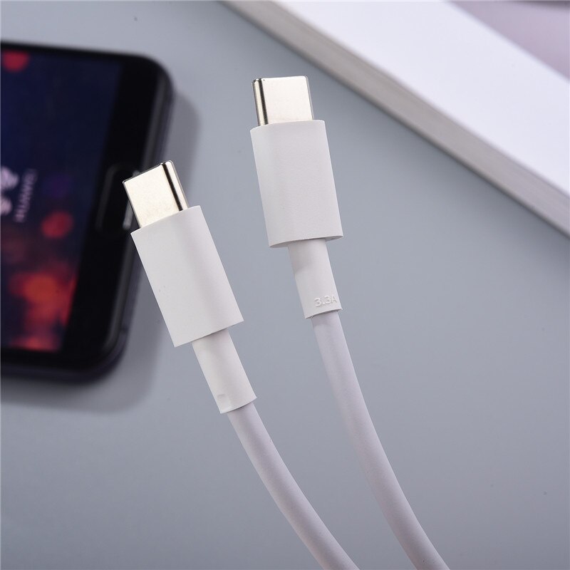 Original Huawei 180cm PD Schnelle Ladekabel 3,3 EINE USB-C zu USB C Daten Kabel Für Taube 40 P40 Profi + Matebook E X Profi 13 Ipad Profi 11