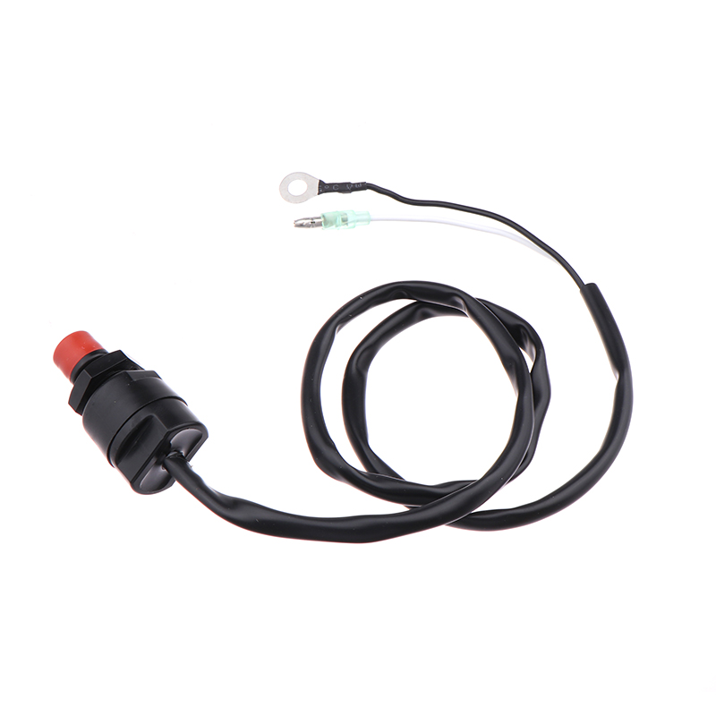 1PC Universal Boat Outboard Engine Motor Start Kill Switch Keyless Push Button Applicable For Ships