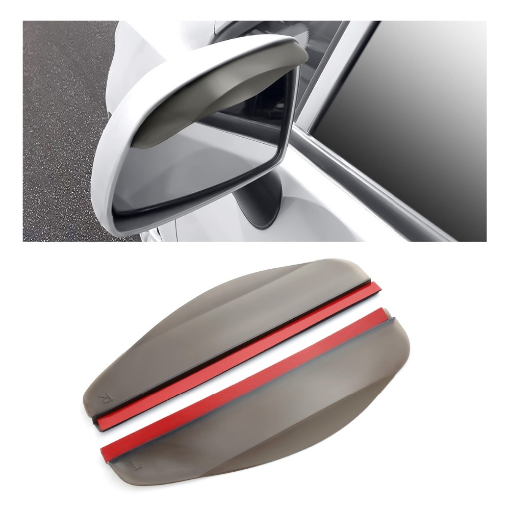 2 pieces Car Rear View Side Mirror Rain Board Sun Visor Shade Shield Flexible Protector For Car Rearview Mirror Car Styling