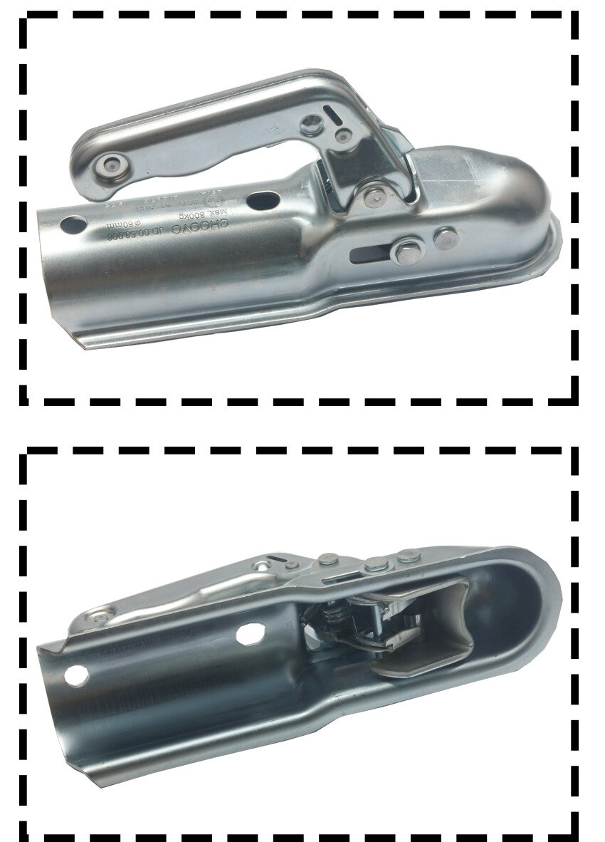 1 szt. Hak przyczepy metal 800KGS trwałe zestawy robić holowania piłek holowniczych akcesoria robić przyczep holowanie pokrywy kulowej na przyczepa samochodowa