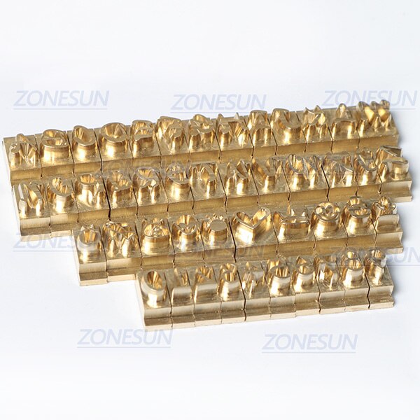 ZONESUN 5/7/10cm T-slot Alphabet Numbers Symbol Leather Stamping Cold Press Tool Brand Iron Custom Initial Mould Embossing Mold