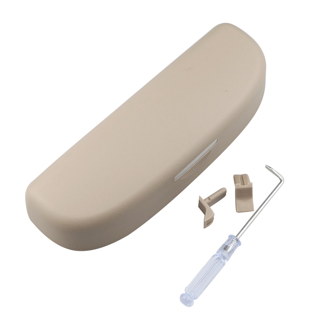 Zeratul Auto Styling Auto Zonnebril Houder Brillenkoker Doos Voor Toyota Corolla Accessoires: Beige