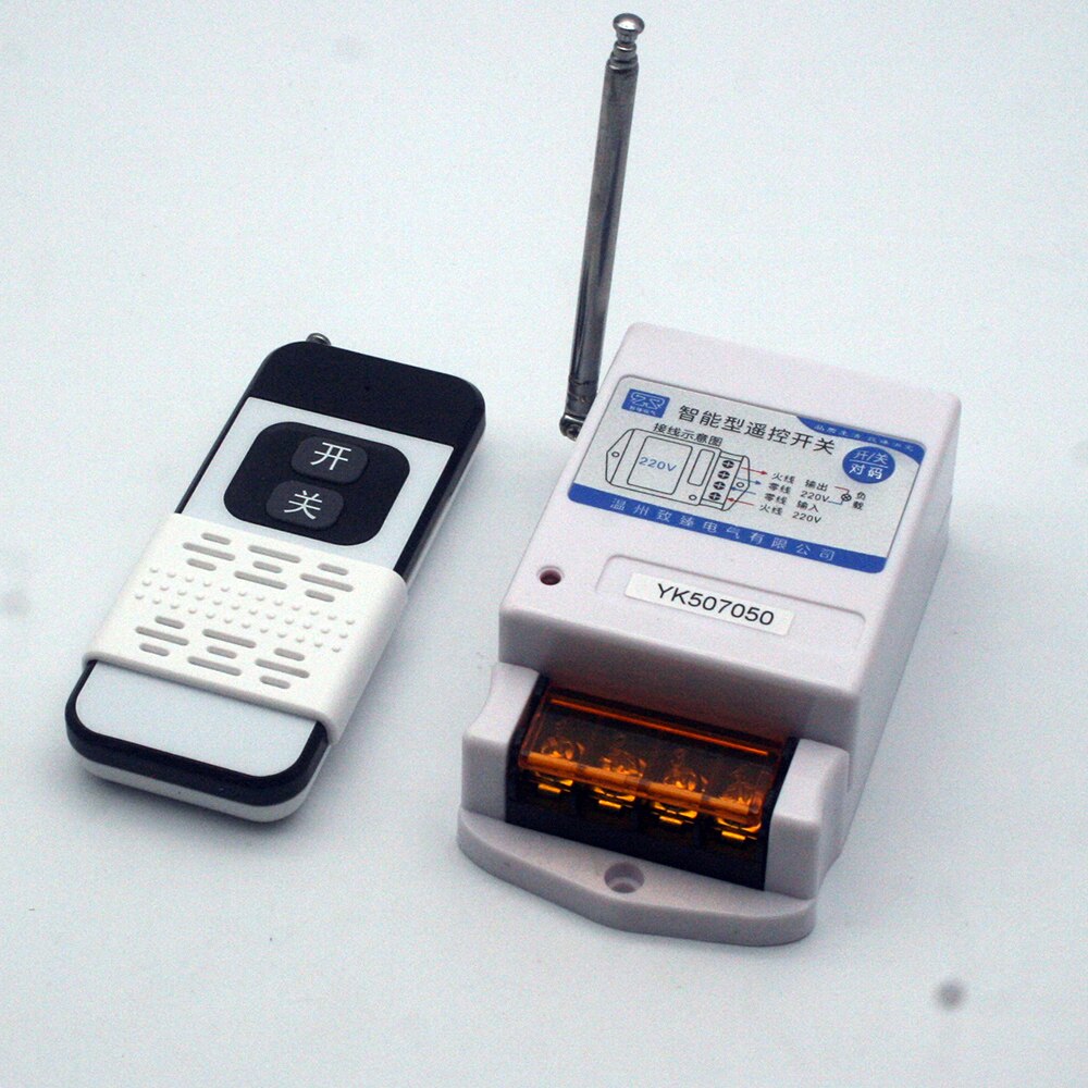 Bez baterii przemysłowy bezprzewodowy pilot zdalnego sterowania oświetlenie silnika pompy jednofazowy trójfazowy 220 / 380V o dużej mocy