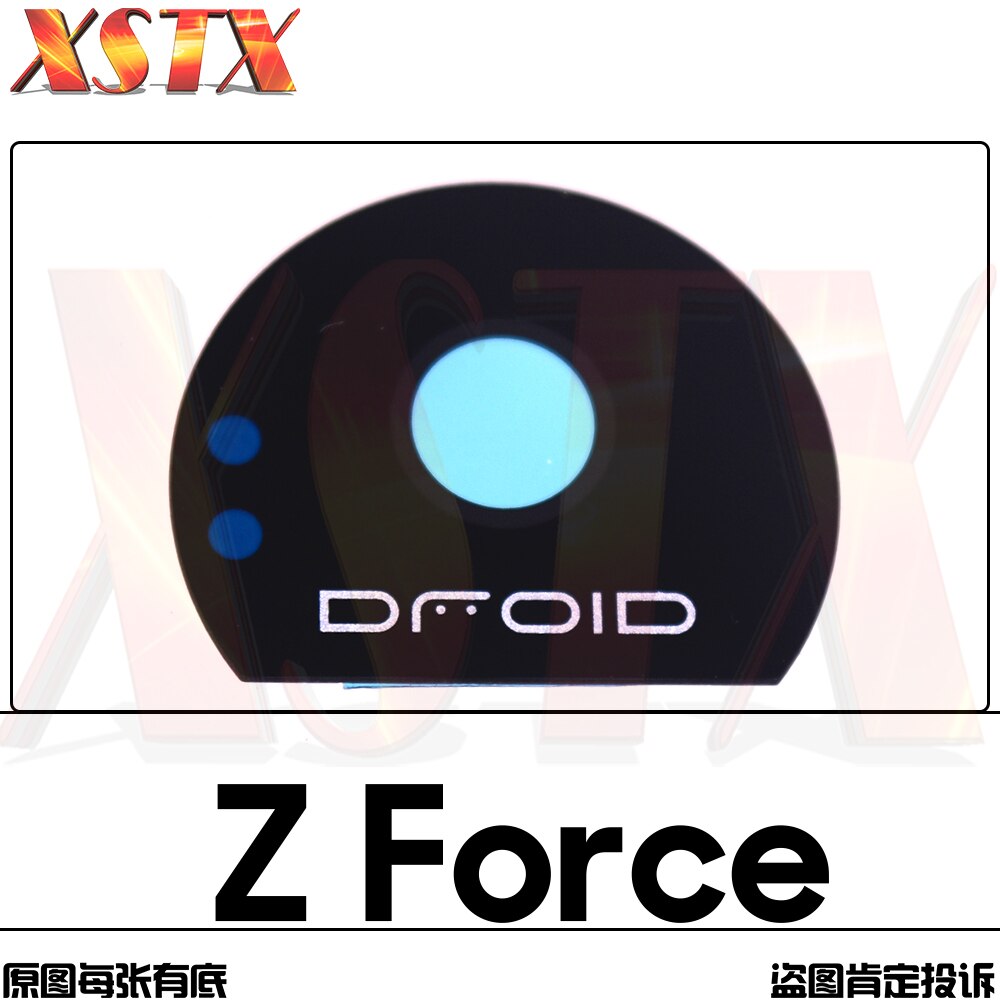 For Motorola Moto G4 E4 G5 G5S G6 plus Z Z2 Z3 play force X4 Back Rear Camera Lens Glass Replacement: Z Droid