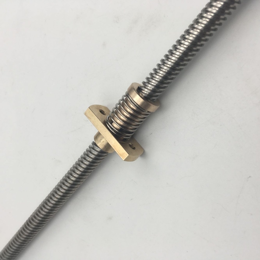 1 stücke * anti-zurück lash TR8 blei schraube messing mutter für upgrade CR-10/Tornado und klon 3D drucker anti backlash Frühling Geladen mutter