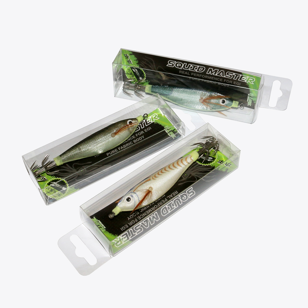 Señuelo de pesca con anzuelo de calamar, 2 uds., luminoso, 10cm, 9g, señuelos de pulpo falsos artificiales, señuelos de camarón de madera, sepia, cebo duro, aparejos de anzuelos de mar