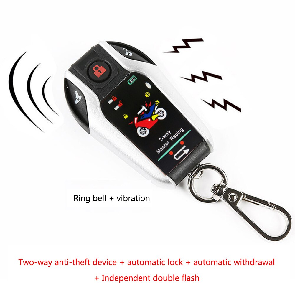Remote Control Anti Theft Engine Start Two Way With Micromave Automatic Alarm System Kit Sensitive Motorcycle Smart Security