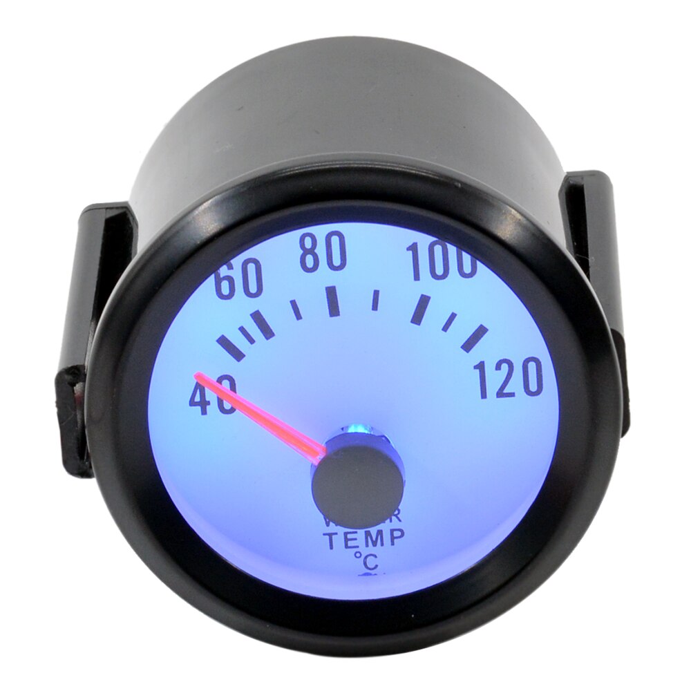 Dragon 52mm Auto Car Refit Back Shell Blue BackLight Water Temperature Gauge 40-120 Celsius Temp Meter
