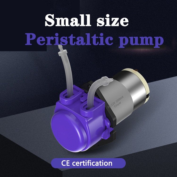 Small Peristaltic Pump Self-priming Pump Micro Circulating Pump 12V 24V watercooled Suction pump Laboratory Food grade Authentic