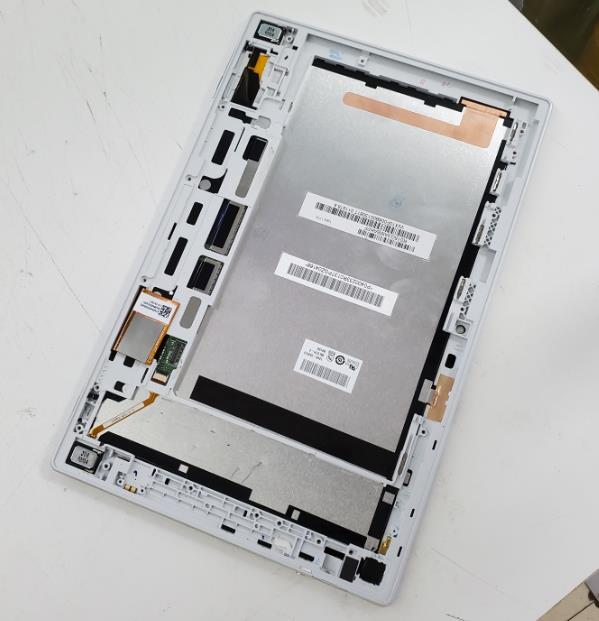 10.1 & #39 ;& #39 ; for sony xperia nettbrett z sgp 311 sgp 312 sgp 321 lcd-skjerm med berøringsskjerm digitizer erstatning + verktøy: Med hvit ramme