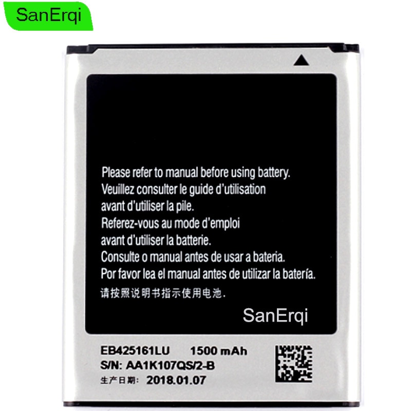EB425161LU Batterij voor Samsung Galaxy J1 mini J105B S3 SIII MINI I699 S7562 S9920 I8190 I8160 S7560 1500 mAh Batterij
