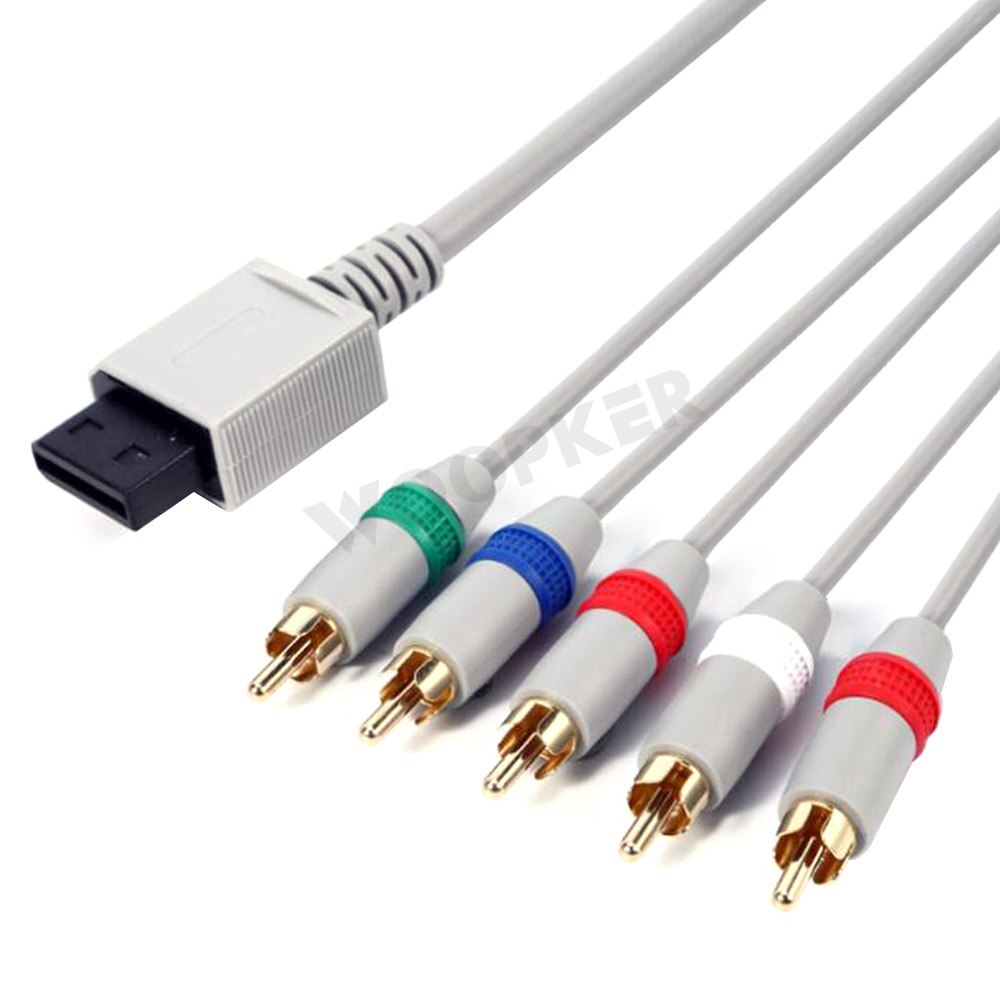 Câble composant pour Nintendo Wii /Wii U /Mini Console HD 1080P HDTV AV, cordon adaptateur Audio, lignes 5RCA, 6 pieds