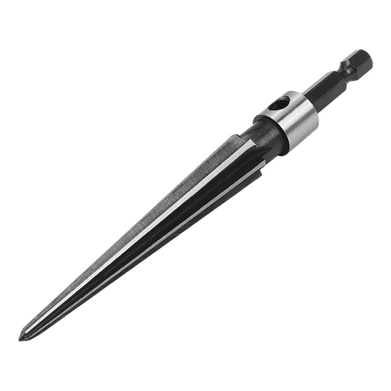 JEYL Taper Reamer 3-13mm Hex Shank Reamer Fluted Hand Held Steel Bridge Pin Hole Chamfer Woodworking Cutting Tool Core Drill Bit